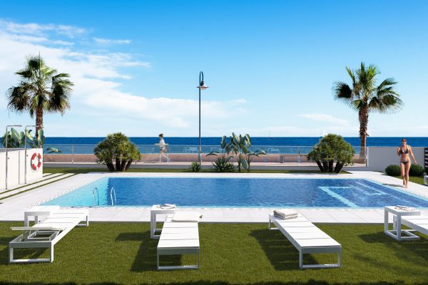 Bungalow z widokiem na morze w pierwszej linii